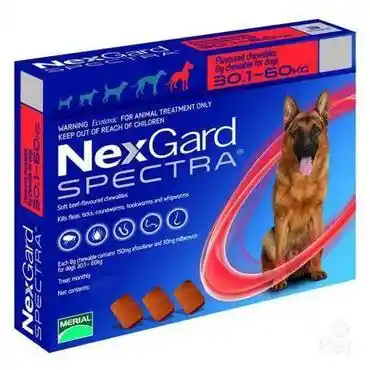 Nexgard Spectra Xl Para Perros De 30 A 60 Kg De Peso