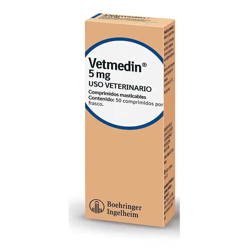 Vetmedin 5 Mg X 50 Tabletas