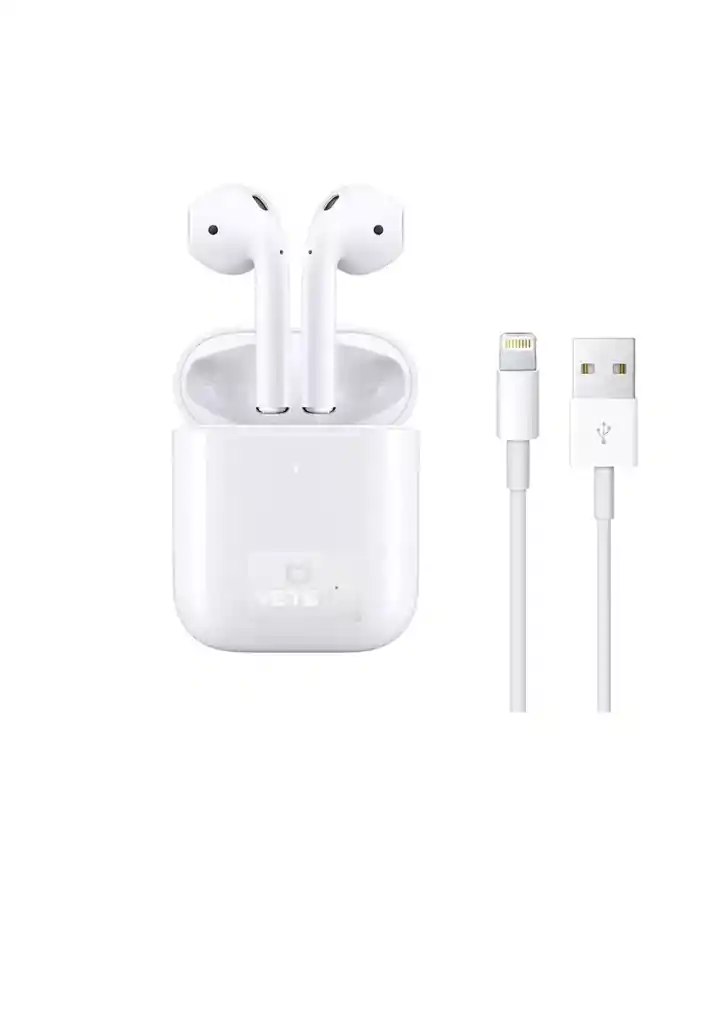 Airpods 2 Audifonos Inalambricos Vetex 1304 Tactiles Bluetooth 2022 Sonido Asombroso