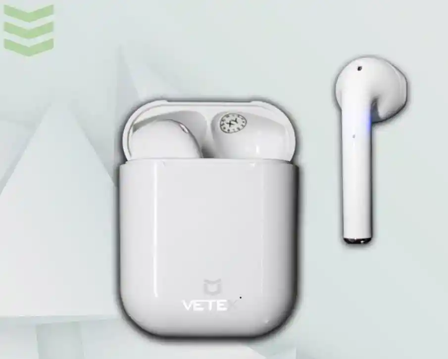 Airpods 2 Audifonos Inalambricos Vetex 1304 Tactiles Bluetooth 2022 Sonido Asombroso