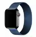 Apple Suite Correa Watch Malla Magnetica - Color Azul - 42/44/45 Mm