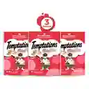 Temptations Snack Para Gatos Pollo, Hígado Y Carne 48 G X3 U.