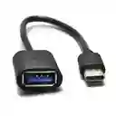 Cable Otg Adaptador Usb 3.0 Hembra A Usb Tipo C Macho