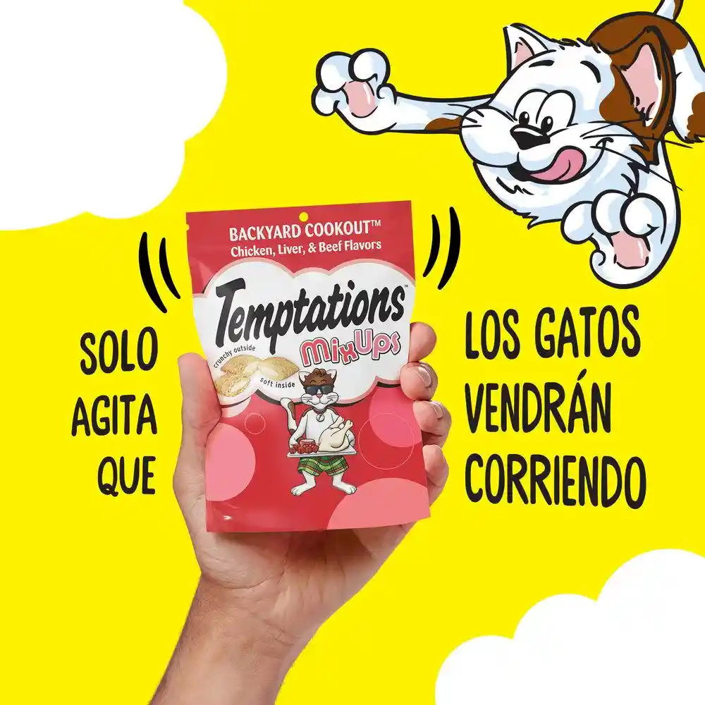 Temptations Snack Para Gatos Adultos Camarón 85 G