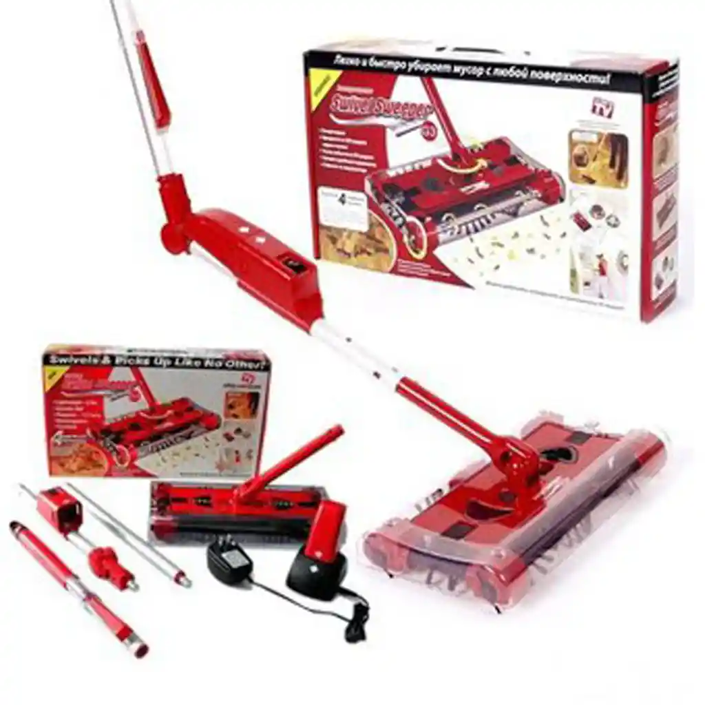 Escoba Recogedora Eléctrica Multifunción Swivel Sweeper