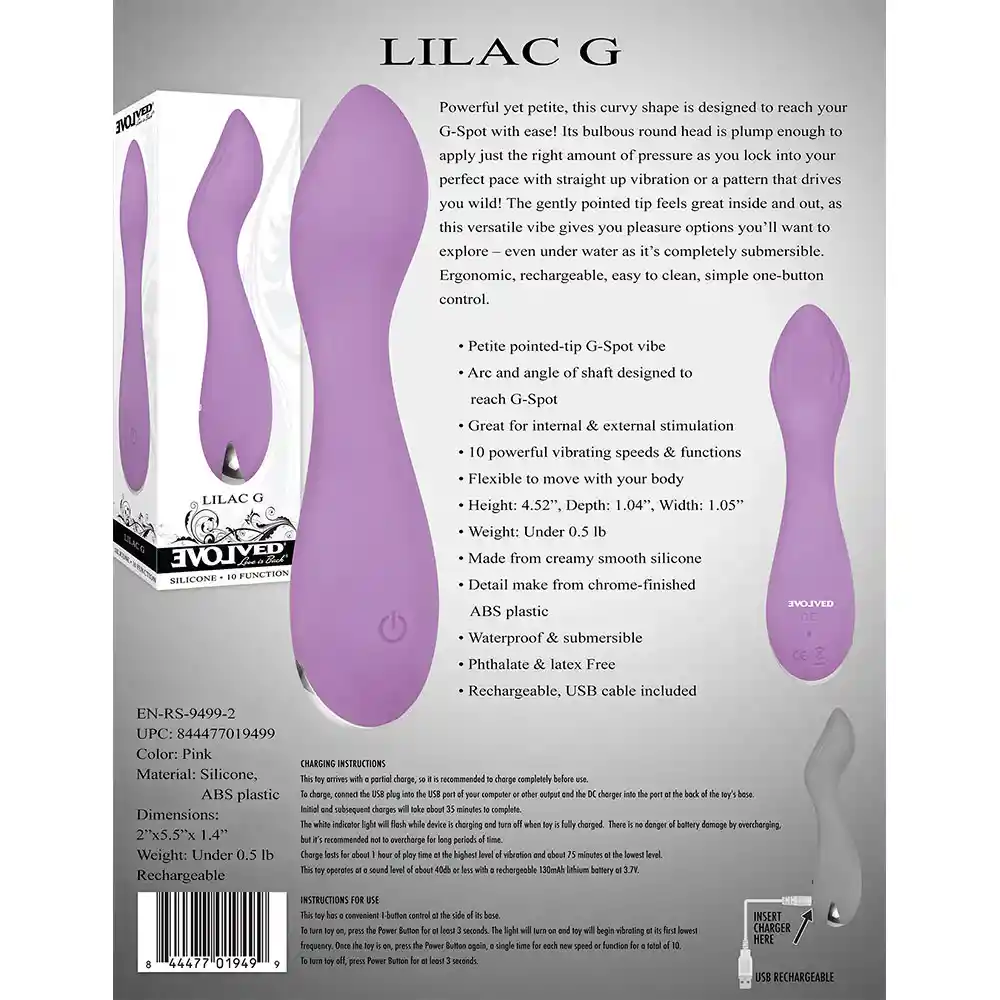 Vibrador Lilac G Evolved