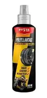 Llantas Negras Y Brillantes Polyllantas 200ml