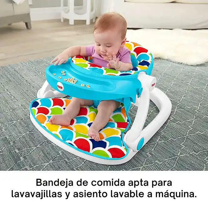 Silla Para Bebe Interactiva Sensorial Comida Con Mordedor