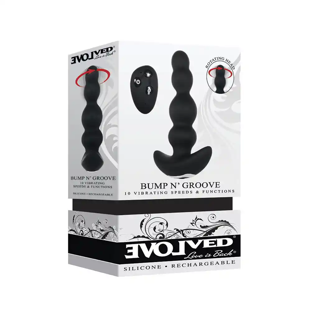 Plug Anal Vibrador Giratorio Evolved