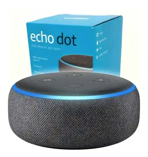 Echo Dot (3ra Gen) Parlante Inteligente Con Alexa Carbón