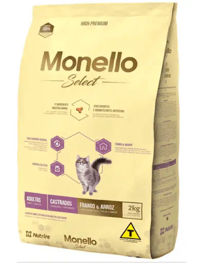 Monello Select Cat Adulto Castrado 2 Kg