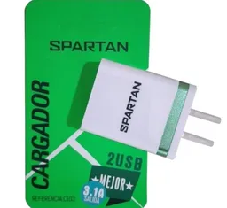 Cargador De Pared Spartan 2 Usb 3.1amp