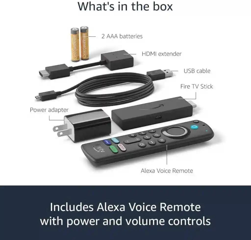 Amazon Fire Tv Stick Edición 2021 De Voz Full Hd 8gb Negro