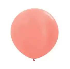 Globo R24 Metal Oro Rosa X Unidad Sempertex