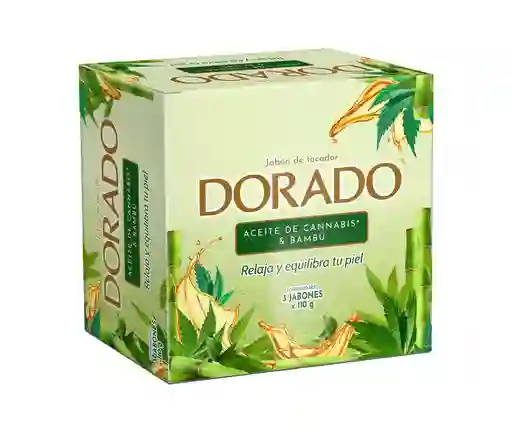Jabón Aceite Cannabis Bambú Dorado