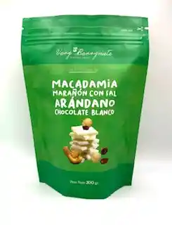 Mezcla Macadamia, Marañon Sal, Arandano Y Chocolate Blanco