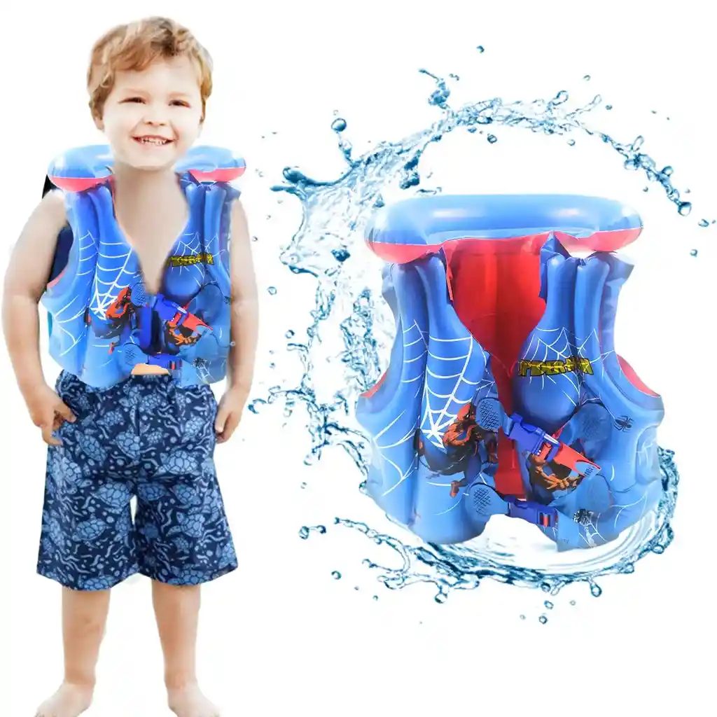 Flotador Chaleco Piscina Niños Hombre Araña Spiderman