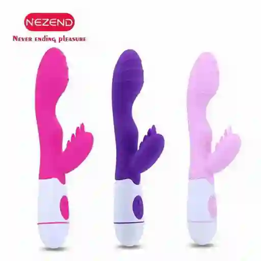 Vibrador Consolador Clitoris Y Punto G Recargable Siliconado Nezend Dazzling