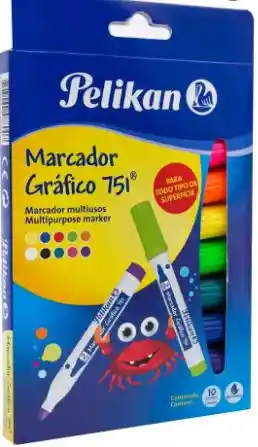 Pelikan Marcador Grafico751 X10