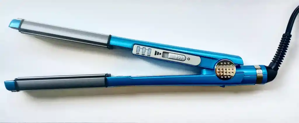Plancha Nano Titanium Placas Laterales Curvas Alisadora - Onduladora 1”