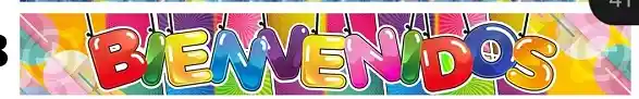 Cartel O Feston De Bienvenidos X 2