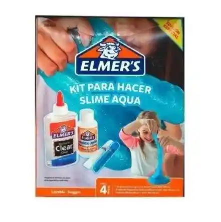 Kit De Slime Aqua Marca Elmer´s