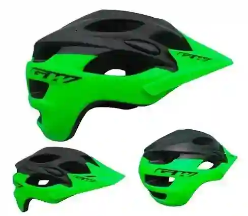 Casco Ciclismo Gw-015 Mtb/ruta Verde-negro M