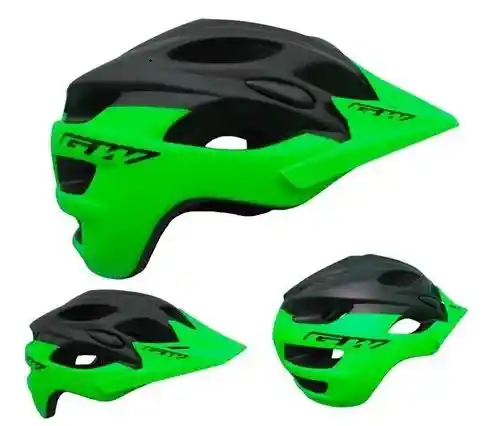 Casco Ciclismo Gw-015 Mtb/ruta Verde-negro M