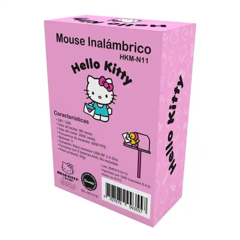 Mouse Inalámbrico Hello Kitty Original Ratón Laptop Compuitador Pc