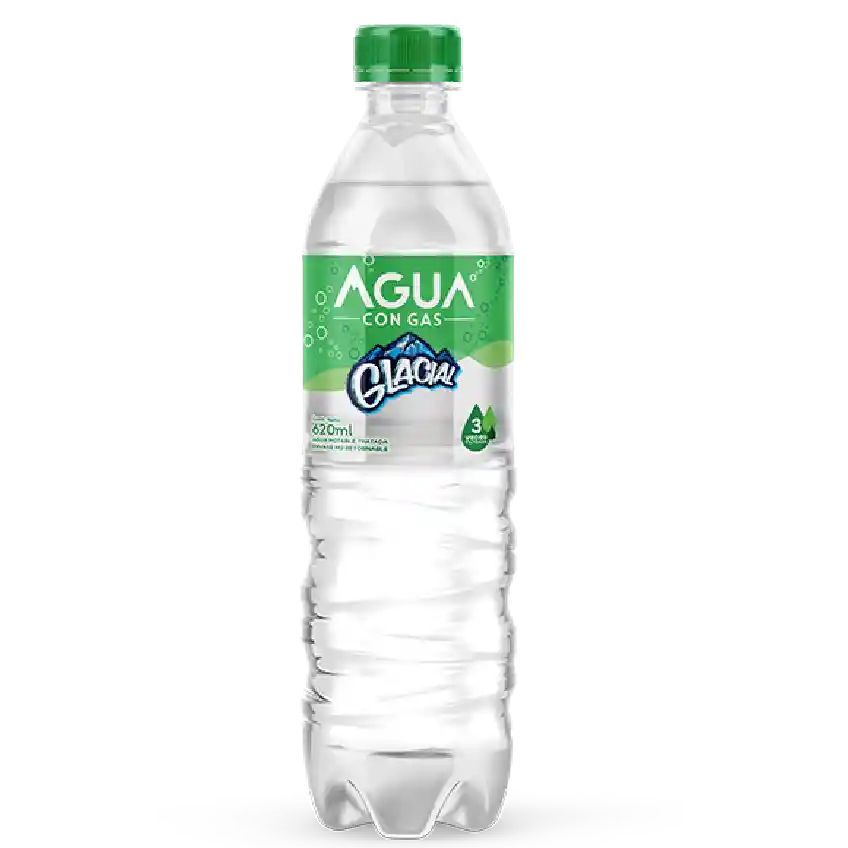 Glacial Agua Natural Con Gas