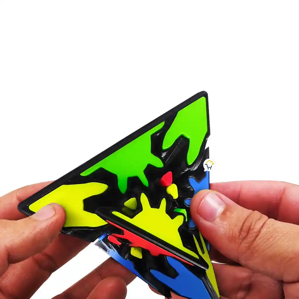 Cubo Rubik Pirámide Engranaje Rompecabezas Mágico