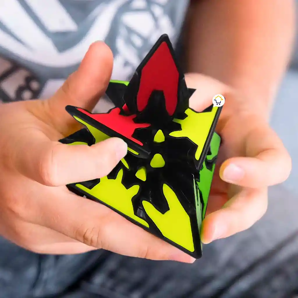 Cubo Rubik Pirámide Engranaje Rompecabezas Mágico