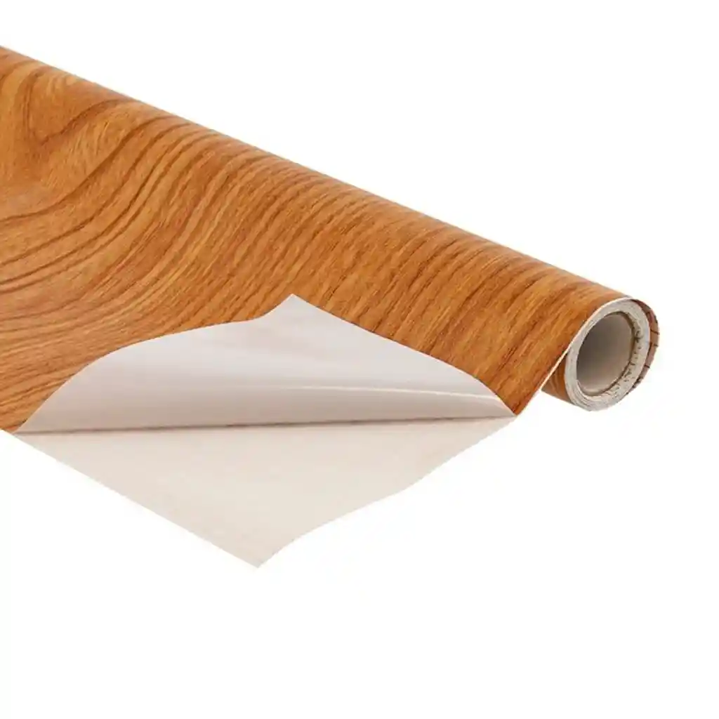 Papel Contact Madera Guayacán Original Rollo X 5 Metros.