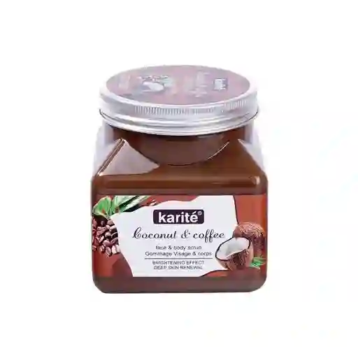 Exfoliante De Coco Y Cafá Karite 350gr