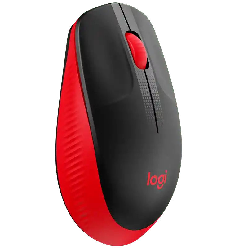 Mouse Inalámbrico Logitech M190 (rojo)