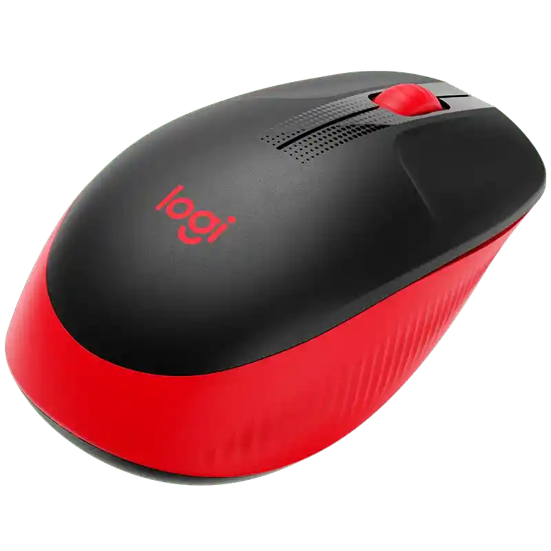 Mouse Inalámbrico Logitech M190 (rojo)