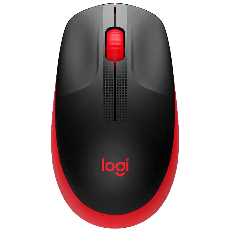 Mouse Inalámbrico Logitech M190 (rojo)