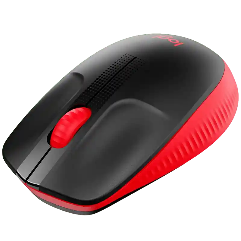 Mouse Inalámbrico Logitech M190 (rojo)