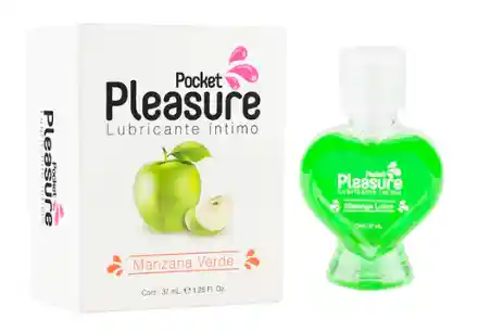 Lubricante Comestible Caliente Manzana Verde X 37ml, Lubricante Para Masajes