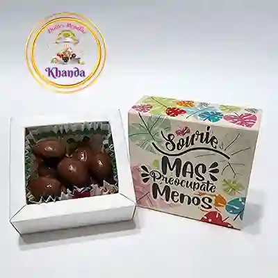 Caja Khanda Mini Almendras Con Chocolate