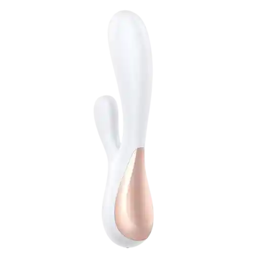 Vibrador Satisfyer Con App Doble Estimulacion Mono Flex Blanco