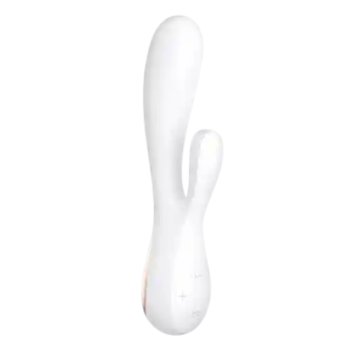 Vibrador Satisfyer Con App Doble Estimulacion Mono Flex Blanco