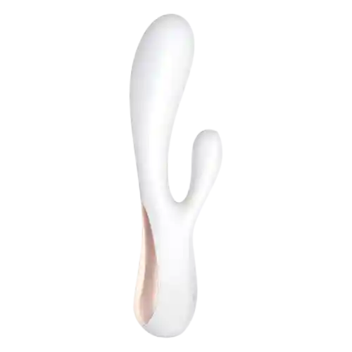 Vibrador Satisfyer Con App Doble Estimulacion Mono Flex Blanco