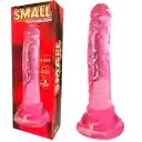 Dildo Pink 14 Cm Con Chupa