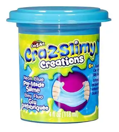 Slime Cra-z-artslimy Premade Tub Slime, Multi, 4 Oz 118ml