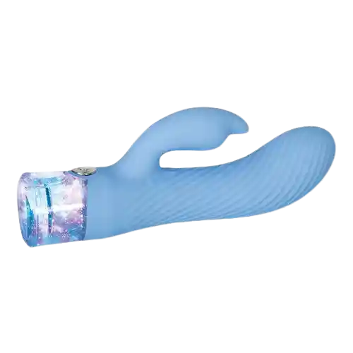 Vibrador Doble Estimulación Recargable Brillo Fantástico