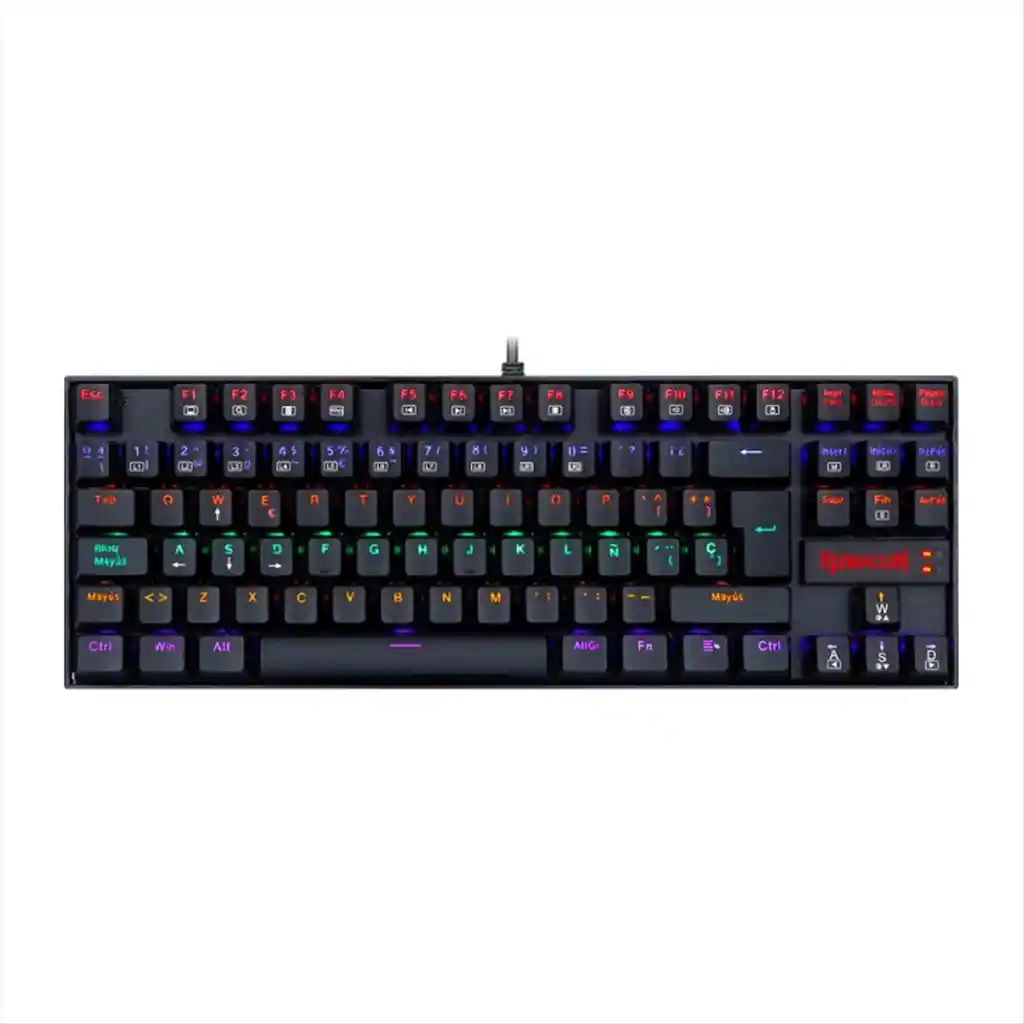 Teclado Gamer Mecánico Redragon K552-kr-sp Kumara 2 / Sw Red