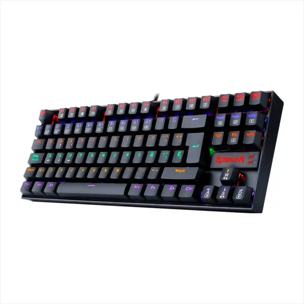 Teclado Gamer Mecánico Redragon K552-kr-sp Kumara 2 / Sw Red