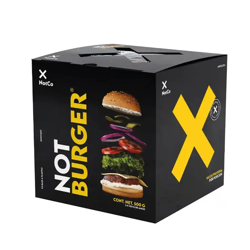 Not Burger (not Co) 5 Und 500 Gr