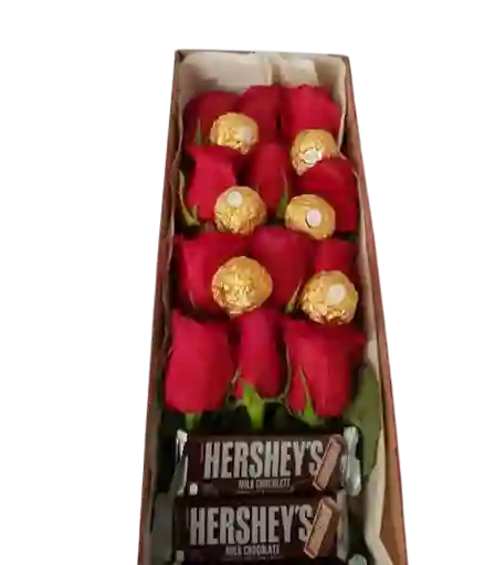 Rosas Rojas, Ferrero Rocher, Hershey Amor Y Amistad